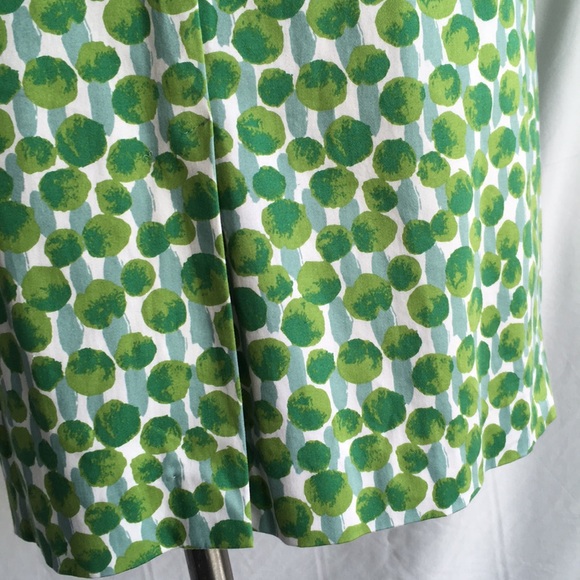 Boden green patterned cotton dress sz4L - Picture 8 of 8